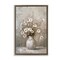Stupell Industries Vintage Still Life Daisies Floater Framed Canvas Wall Art Design by LSR Design Studio